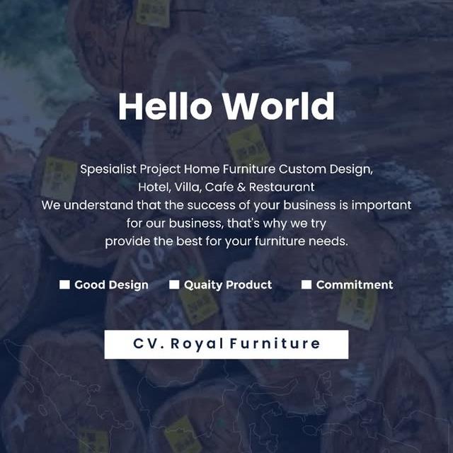 tentang kami royal wood living furniture