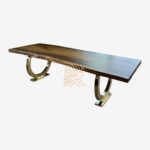 Conference Table, Gambar Meja Kantor, Harga Meja Kantor, Meja Kantor, Meja Kantor Jati, Meja Kantor Minimalis, Meja Kantor Modern, Meja Kerja, Meja Meeting, Meja Rapat,ANDREU Conference Table Kayu Suar Solid Kaki Stainless