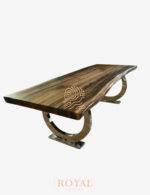 Conference Table, Gambar Meja Kantor, Harga Meja Kantor, Meja Kantor, Meja Kantor Jati, Meja Kantor Minimalis, Meja Kantor Modern, Meja Kerja, Meja Meeting, Meja Rapat,ANDREU Meja Meeting Kayu Suar Solid Kaki Stainless