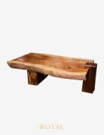 TSLAB Meja Tamu Unik Kayu Solid Wood - Gambar 2