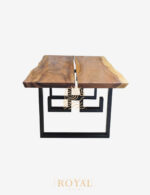 Meja kursi cafe 1 Set, kursi kayu panjang teras, Meja Kursi Cafe, Meja Kursi Cafe Outdoor Besi, Meja Kursi Cafe Outdoor Minimalis, meja kursi cafe outdoor, meja kursi cafe unik, meja kursi kayu cafe, meja kursi kayu ruang tamu, meja makan minimalis 4 kursi, meja makan panjang kayu, meja makan panjang mewah, Set Meja Kursi cafe murah, set meja kursi cafe, Bangku Trembesi, Kursi Makan Bangku, Bangku Kursi Makan,HELIBO Meja Kursi Cafe Outdoor Kaki Besi Unik