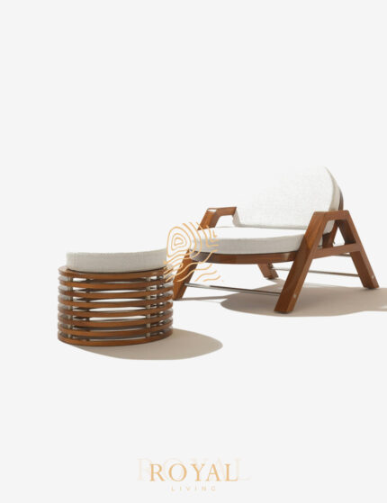 Accent Chair Outdoor, accent chair, accent chair jepara, sofa single, sofa single panjang, harga sofa single panjang, sofa single santai, sofa single mewah,SEORA Kursi Santai Teras Rumah Mewah
