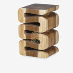 corner table, gambar nakas, harga nakas, meja pojok, Meja Trembesi, nakas, nakas jati, nakas kayu, nakas minimalis, nakas tempat tidur, nakas unik, night stand,ZIPPLE Side Table Meja Samping Sofa Tamu