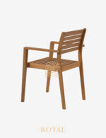 Kursi Cafe, Kursi Cafe Outdoor, Kursi Cafe unik dari kayu, Kursi Cafe Kayu Outdoor, Kursi Cafe Kayu Minimalis, Kursi Cafe Minimalis Modern,HANZEL Kursi Makan Taman Kayu Jati