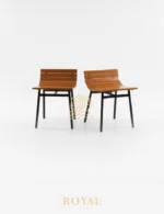 Kursi Cafe Besi, Kursi Cafe Kayu, Kursi Cafe Minimalis, Kursi Cafe Outdoor, Kursi Cafe Aesthetic, Kursi Cafe Tinggi, Kursi Cafe, Furniture Cafe, Mebel Cafe, Kursi Cafe Jepara, ARCH STRIPE Kursi Cafe Industrial Minimalis Jepara