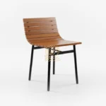 Kursi Cafe Besi, Kursi Cafe Kayu, Kursi Cafe Minimalis, Kursi Cafe Outdoor, Kursi Cafe Aesthetic, Kursi Cafe Tinggi, Kursi Cafe, Furniture Cafe, Mebel Cafe, Kursi Cafe Jepara, ARCH STRIPE Kursi Cafe Industrial Terbaru