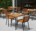 Kursi Cafe Besi, Kursi Cafe Kayu, Kursi Cafe Minimalis, Kursi Cafe Outdoor, Kursi Cafe Aesthetic, Kursi Cafe Tinggi, Kursi Cafe, Furniture Cafe, Mebel Cafe, Kursi Cafe Jepara, ARCH STRIPE Set Meja Kursi Cafe Industrial
