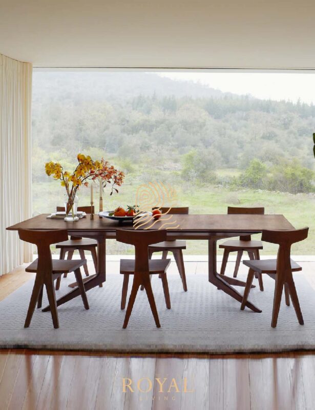 Kursi Cafe, Kursi Cafe Rotan, Kursi Makan Jati, Kursi Retro, Kursi Rotan, Kursi Scandinavian, Kursi Sofa, Kursi Stainless, Kursi Makan Minimalis, FINCHAIR Model Kursi Cafe Terbaru Dining Set 6 Kursi