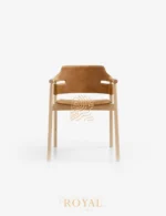 Kursi Cafe Besi, Kursi Cafe Kayu, Kursi Cafe Minimalis, Kursi Cafe Outdoor, Kursi Cafe Aesthetic, Kursi Cafe Tinggi, Kursi Cafe, Furniture Cafe, Mebel Cafe, Kursi Cafe Jepara, MID CENTURY Kursi Cafe Kulit Aesthetic Sungkai Wood