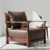 BAYEUX Sofa Santai Kulit Asli Terbaru Royal