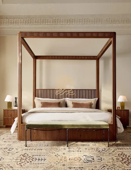 BYOND Canopy Bed Jati Klasik Kamar Hotel Villa Bali