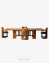 CASSINA Meja Makan Solid Wood Minimalis