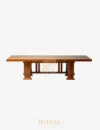 CASSINA Meja Makan Solid Wood Minimalis Mewah