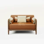 DAMAC Sofa Santai Rotan Leather Mewah