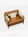 DAMAC Sofa Santai Rotan Modern Leather Mewah