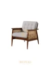 ELECTOR Kursi Santai Minimalis Accent Chair Rattan