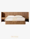 FLUTED Ranjang Jati Hybrid Modern – Furniture Proyek Resort Terkini