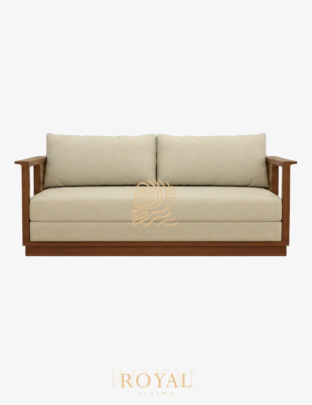 FAMIC Sofa Rotan Jati Mewah 2 Seater FAMIC Sofa Rotan Jati Mewah 2 Seater