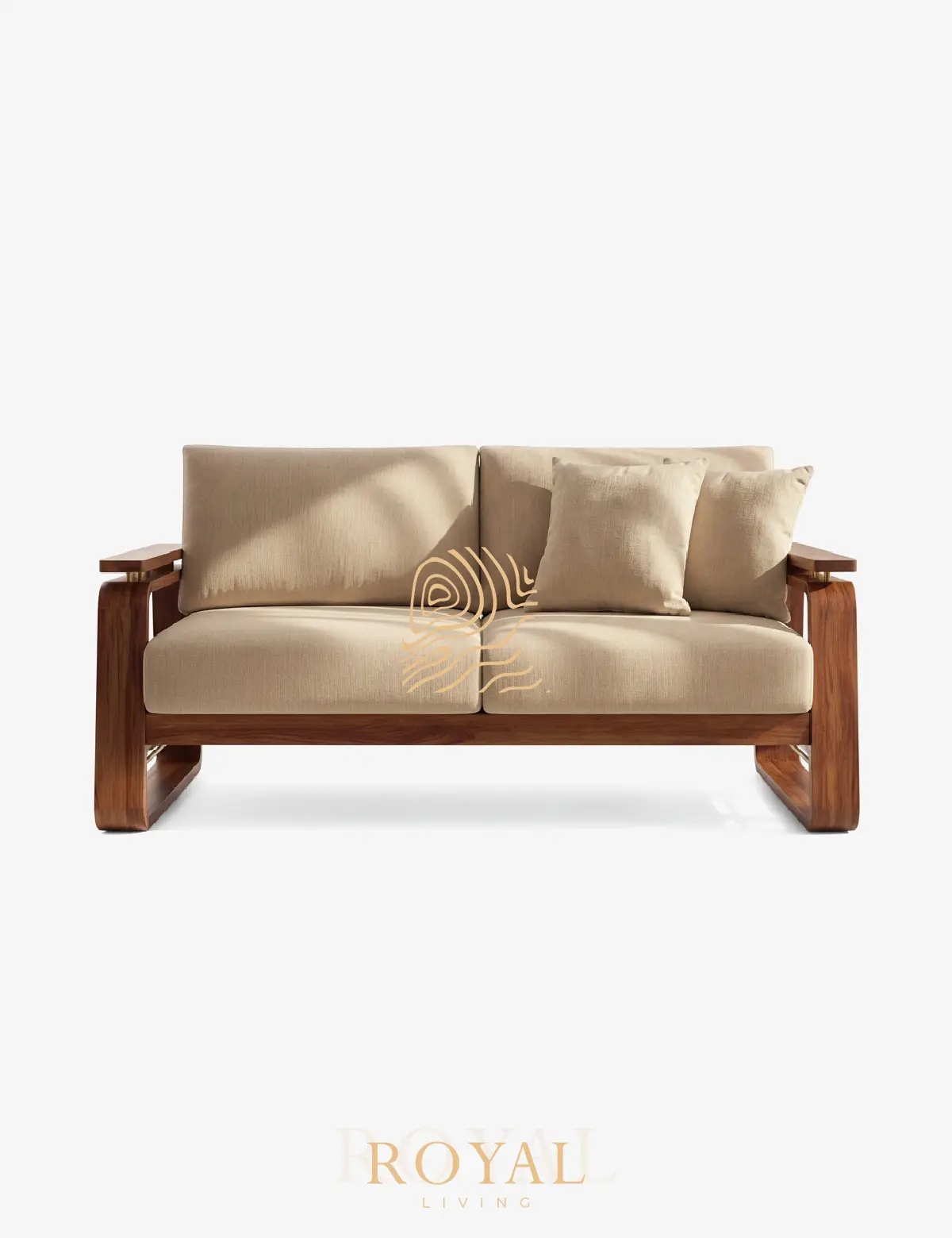 FEDIC Sofa Kayu Jati 2 Seater Minimalis FEDIC Sofa Kayu Jati 2 Seater Minimalis
