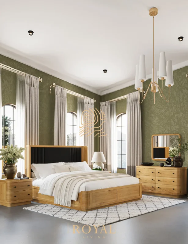 LYTTON Model Tempat Tidur Kayu Terbaru Sekamar Hotel