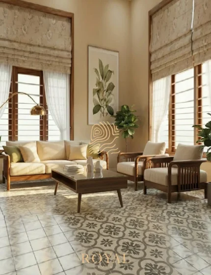 MUNICH Sofa Tamu Jati Minimalis