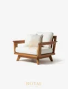 PHASA Kursi Sofa Modern Kayu Jati Minimalis Jepara