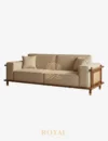 SANBY Sofa 2 Dudukan Mewah Jati Premium Jepara