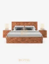 WEAVED Ranjang Kayu Solid Modern Minimalis