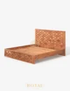 WEAVED Ranjang Kayu Solid Modern Model Baru