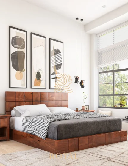 RIPON Tempat Tidur Kayu Aesthetic