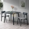 REAL Meja Set 2 Kursi Cafe Minimalis