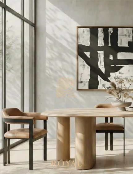 SUMMIT Dining Set Meja Makan Kayu Premium