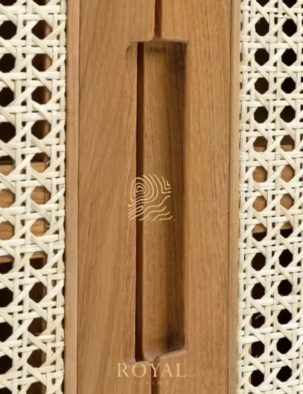 ANSON Bufet Meja TV Scandinavian Detail Pintu