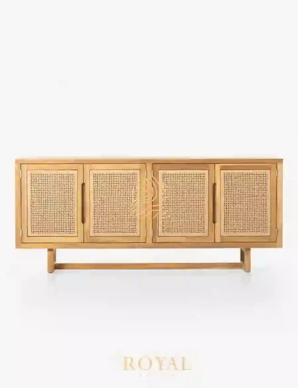 Broklane Bufet TV Pintu Rotan