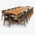 Dining Set Meja Makan Trembesi Mewah Lewood