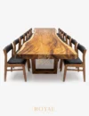 Dining Set Meja Makan Trembesi Mewah Lewood Living
