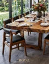 Model Kursi Cafe Set Meja Makan Trembesi Mewah Lewood