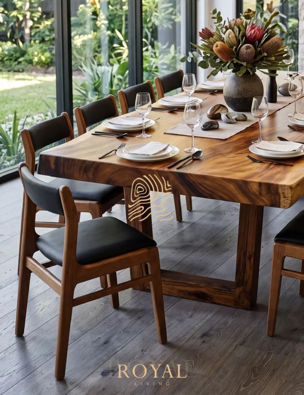 Model Kursi Cafe Set Meja Makan Trembesi Mewah Lewood